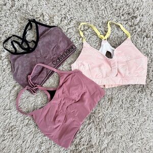 Sports Bra Women's Intimates Set - Pink and Purple